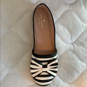 Kate Spade size 9.5 leather espadrilles.